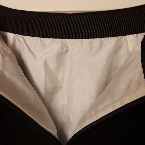 Kate Spade Skirt 10 Color Block A-line Skirt Black White See Measurements - Picture 12 of 16